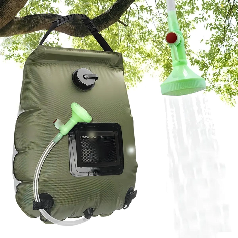 BOLSA DE DUCHA SOLAR PORTATIL 20 LITROS PARA CAMPING - 2