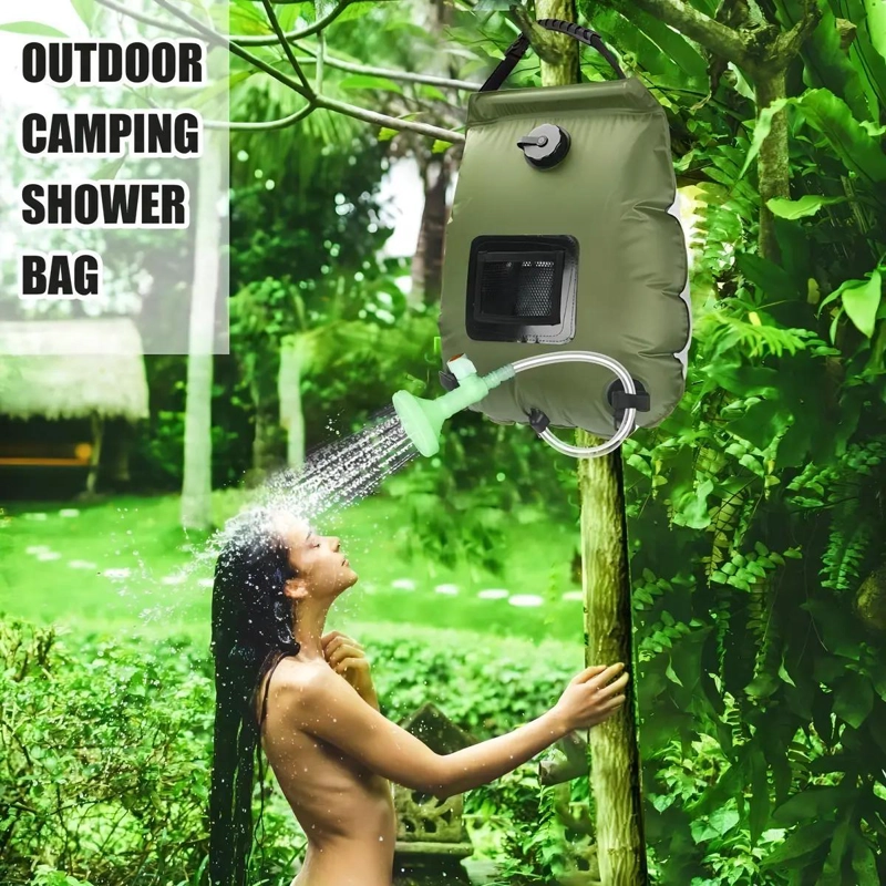 BOLSA DE DUCHA SOLAR PORTATIL 20 LITROS PARA CAMPING - 4