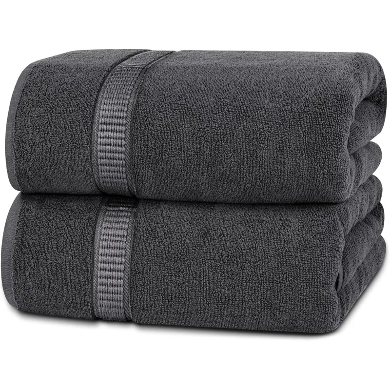SET DE 2 TOALLAS DE MANO ALGODON 70X40 CM 500 GSM - 1