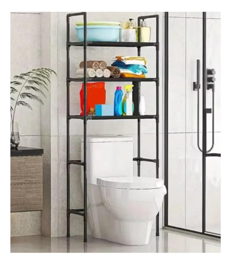 MUEBLE ORGANIZADOR DE BAÑO 3 NIVELES CON REPISA - 5