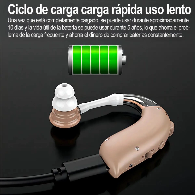 AUDIFONO RECARGABLE PARA PE RDIDA SEVERA DE AUDIO - 2
