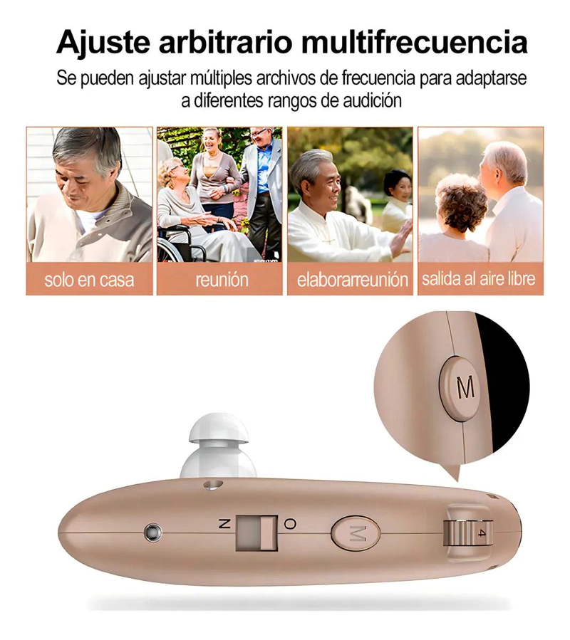 AUDIFONO RECARGABLE PARA PE RDIDA SEVERA DE AUDIO - 5