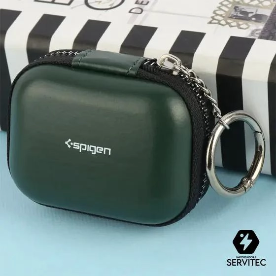 FUNDA PROTECTORA PARA AIRPODS CON CIERRE LLAVERO - 2
