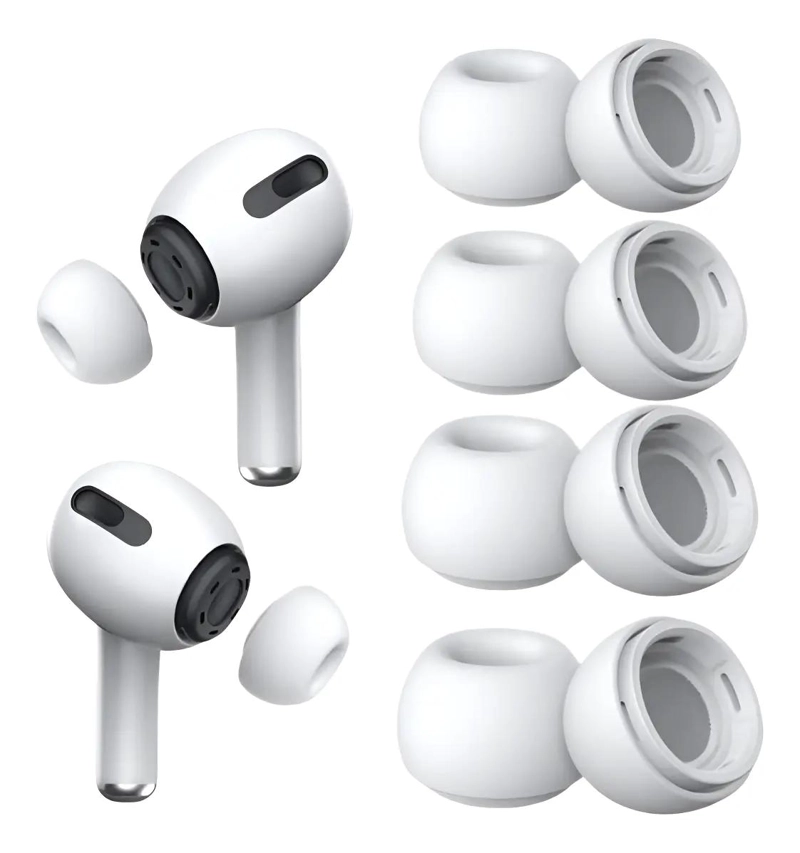 4 PARES ALMOHADILLAS COMPATIBLES AIRPODS PRO - 1