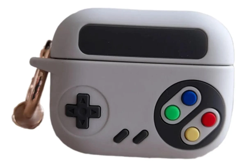 FUNDA PROTECTORA PARA AIRPODS PRO CON DISEÑO JOYSTICK - 1