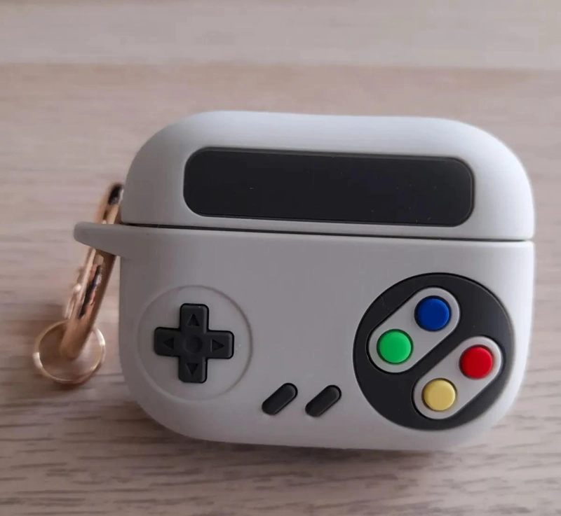 FUNDA PROTECTORA PARA AIRPODS PRO CON DISEÑO JOYSTICK - 2