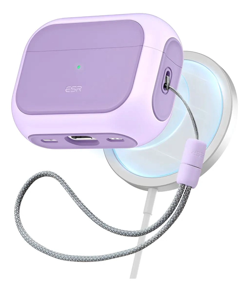 CARCASA HIBRIDA LILA PARA AIRPODS PRO 3 - 1