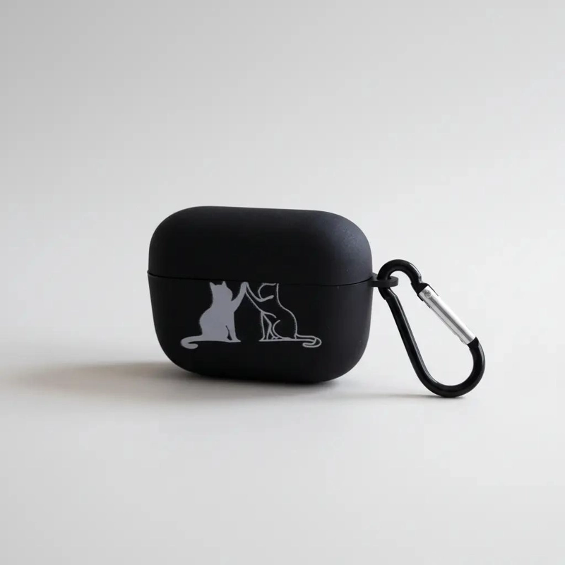 FUNDA PROTECTORA PARA AIRPODS PRO CON DISEÑO DE GATITOS - 3