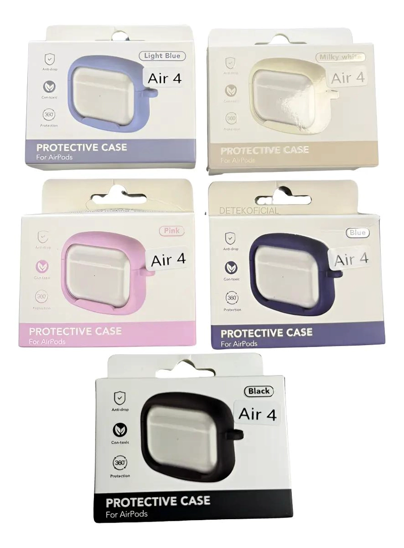 FUNDA SILICONA PREMIUM PARA AIRPODS 4 2024 - 1