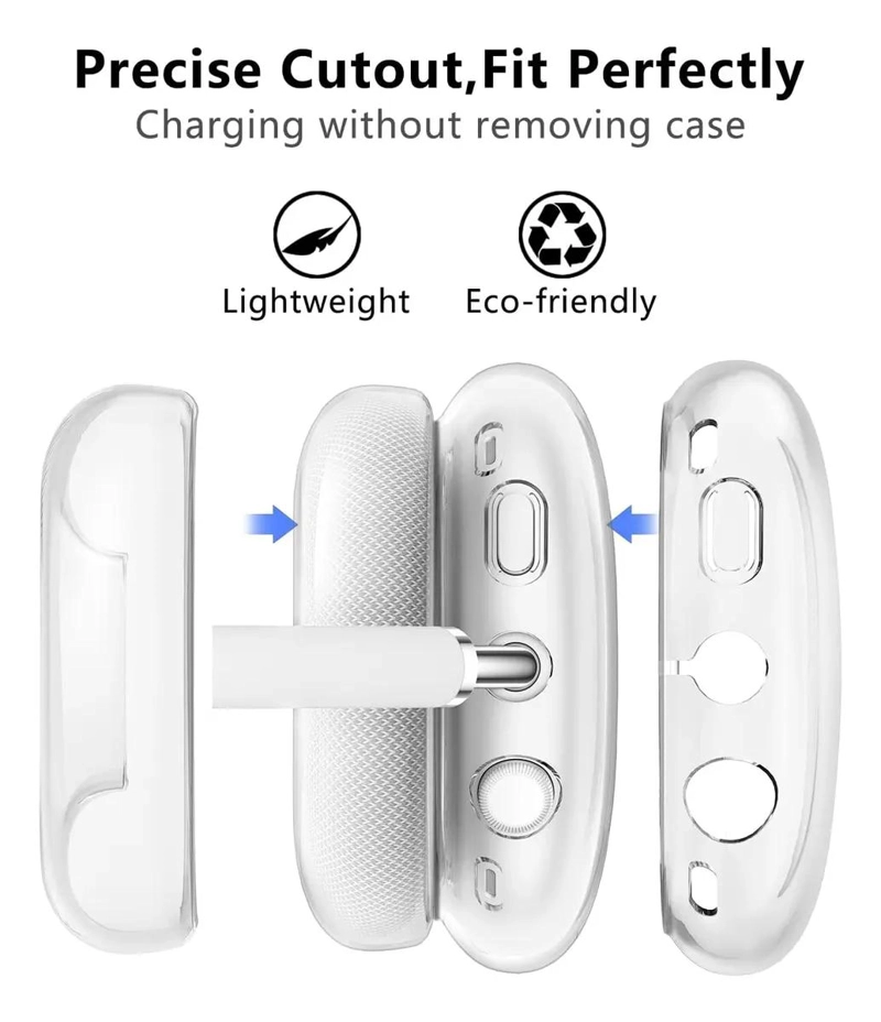 PROTECTOR TRANSPARENTE 3 EN 1 PARA AIRPODS MAX - 3