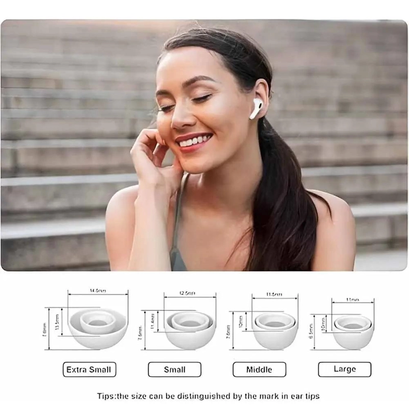 ALMOHADILLAS DE REPUESTO PARA AIRPODS PRO 2, 8 UNIDADES - 3