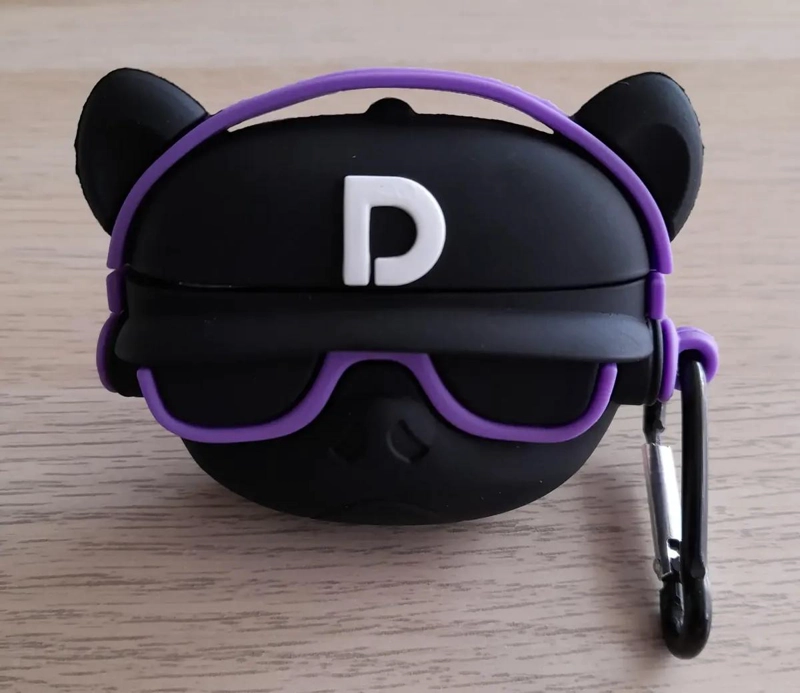 FUNDA PROTECTORA SILICONA PARA AIRPODS PRO DISEÑO PUG - 2