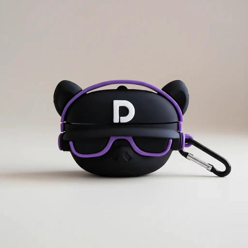 FUNDA PROTECTORA SILICONA PARA AIRPODS PRO DISEÑO PUG - 3