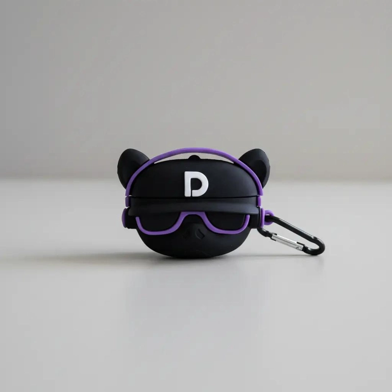 FUNDA PROTECTORA SILICONA PARA AIRPODS PRO DISEÑO PUG - 4