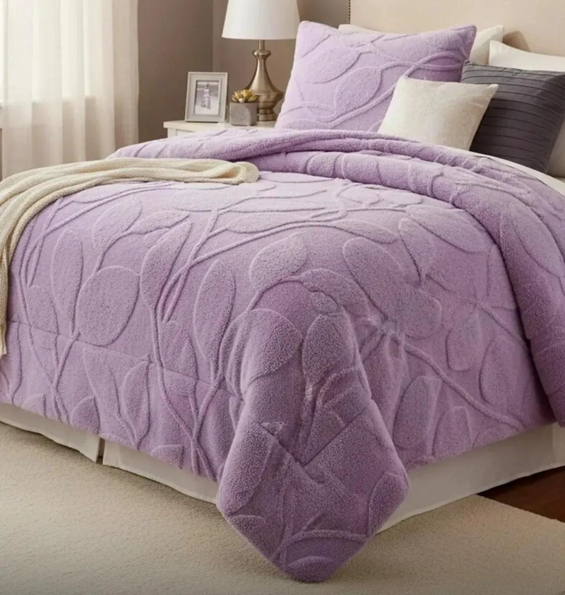 COBERTOR CUBRECAMA PARA 2 PLAZAS INVIERNO 230X250 CM - 1