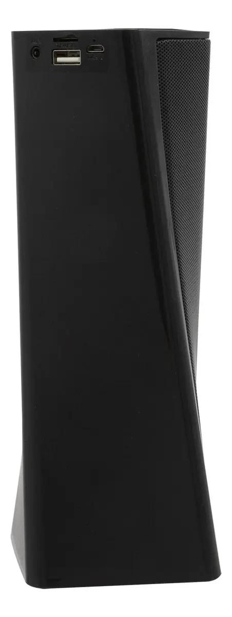 PARLANTE PORTATIL NEGRO CON LUCES RGB Y CONEXION TWS - 3
