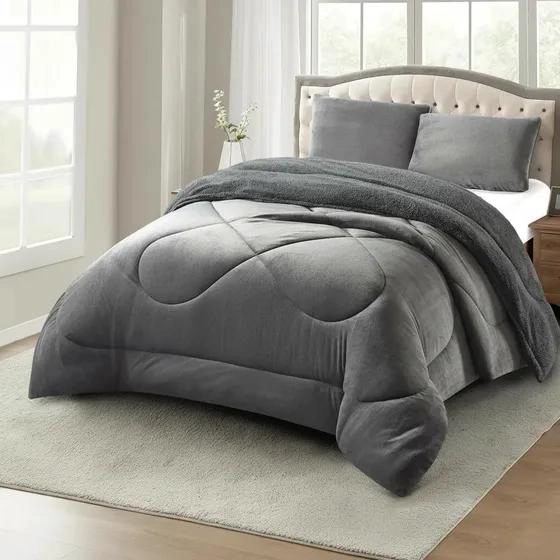 PLUMON KING UNICOLOR 270X250 CM MARRON PLUSH CHIPORRO - 1