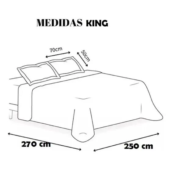 PLUMON KING UNICOLOR 270X250 CM MARRON PLUSH CHIPORRO - 2