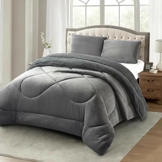 PLUMON KING UNICOLOR 270X250 CM MARRON PLUSH CHIPORRO - 4