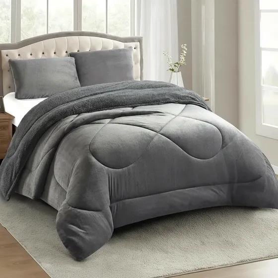 PLUMON KING UNICOLOR 270X250 CM MARRON PLUSH CHIPORRO - 5