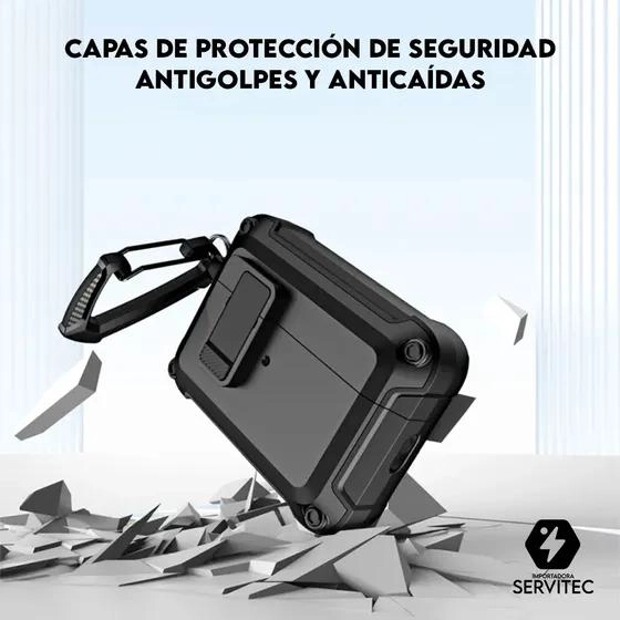 FUNDA PROTECTORA 360° PARA AIRPODS PRO 2 CON CLIP - 5
