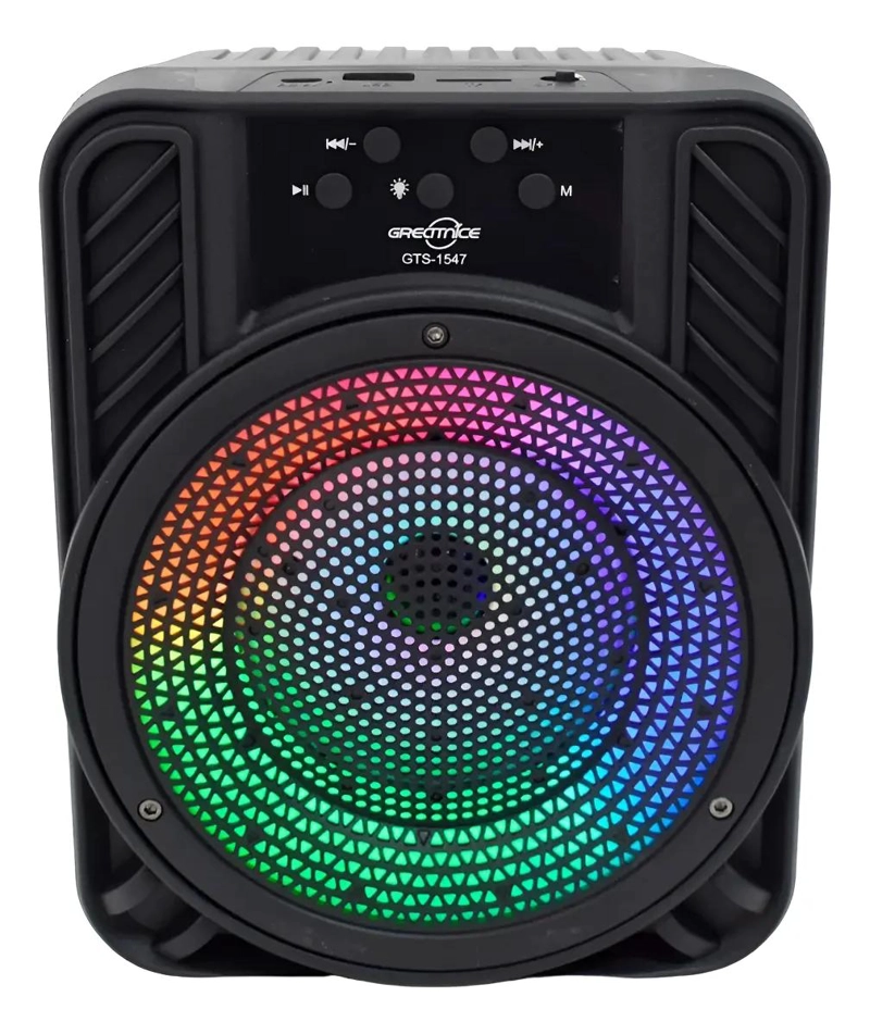 PARLANTE BLUETOOTH INALAMBRICO CON LUZ RGB Y RADIO FM - 1
