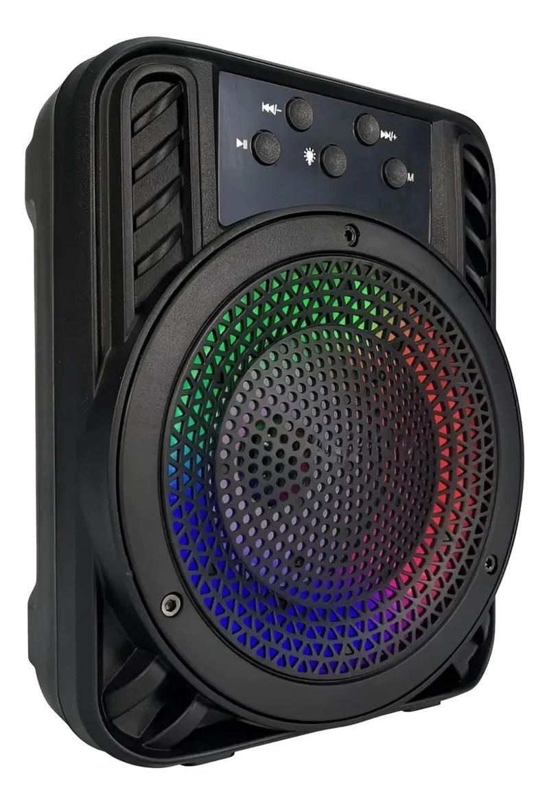 PARLANTE BLUETOOTH INALAMBRICO CON LUZ RGB Y RADIO FM - 2