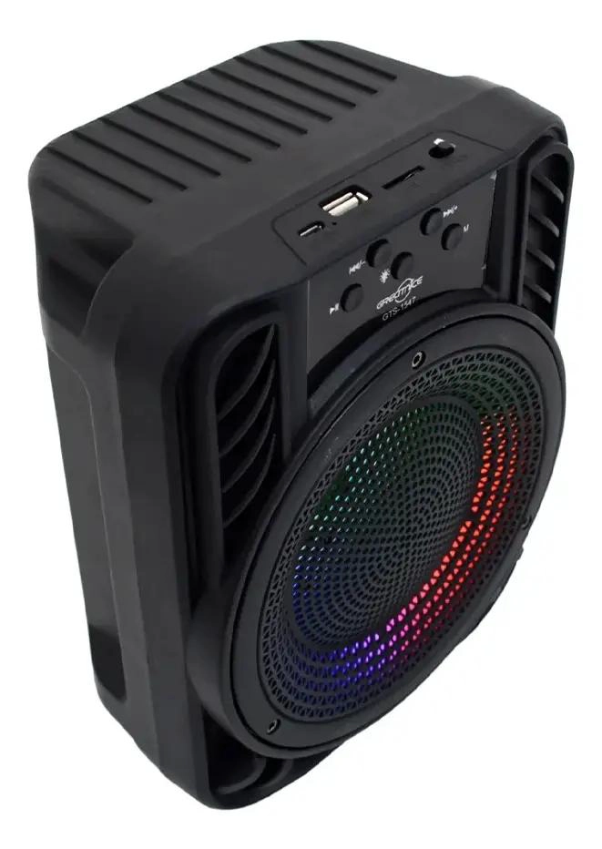 PARLANTE BLUETOOTH INALAMBRICO CON LUZ RGB Y RADIO FM - 3