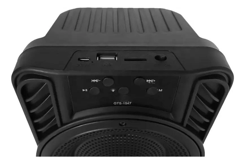 PARLANTE BLUETOOTH INALAMBRICO CON LUZ RGB Y RADIO FM - 4