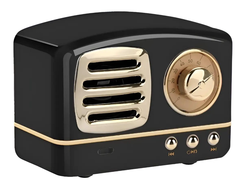 ALTAVOZ BLUETOOTH Y RADIO RETRO COLOR ROSA - 3