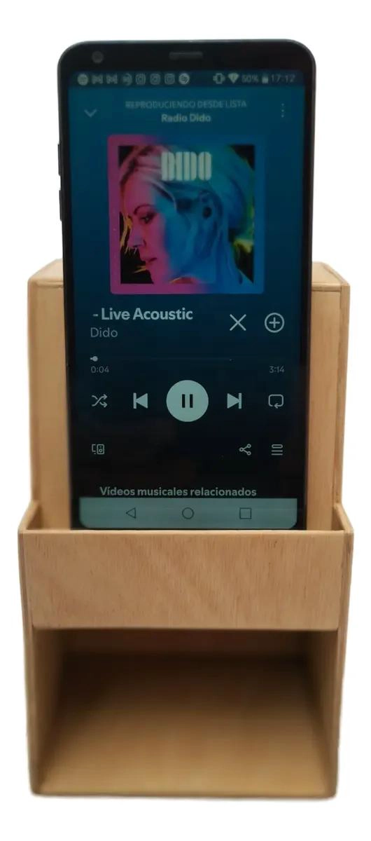 PARLANTE ACUSTICO ALTAVOZ PARA TELE FONO CELULAR SIN BATER - 3