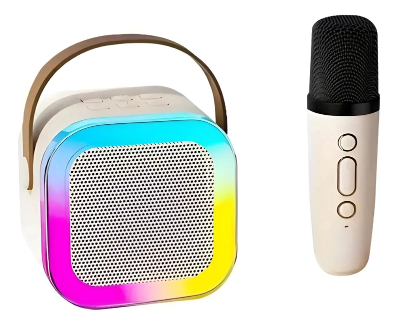 PARLANTE KARAOKE PORTATIL MINI CON MICROFONO INALAMBRICO - 2
