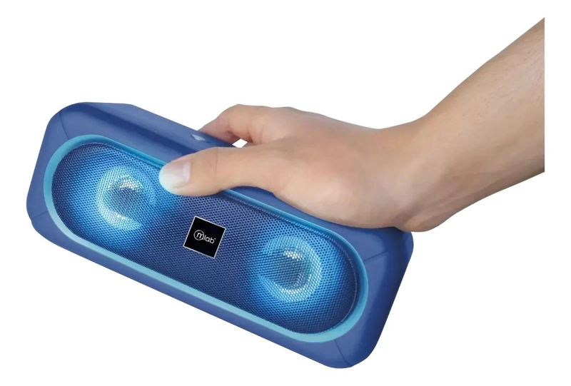 PARLANTE BLUETOOTH EXTREM-BASS TWINS AZUL - 1