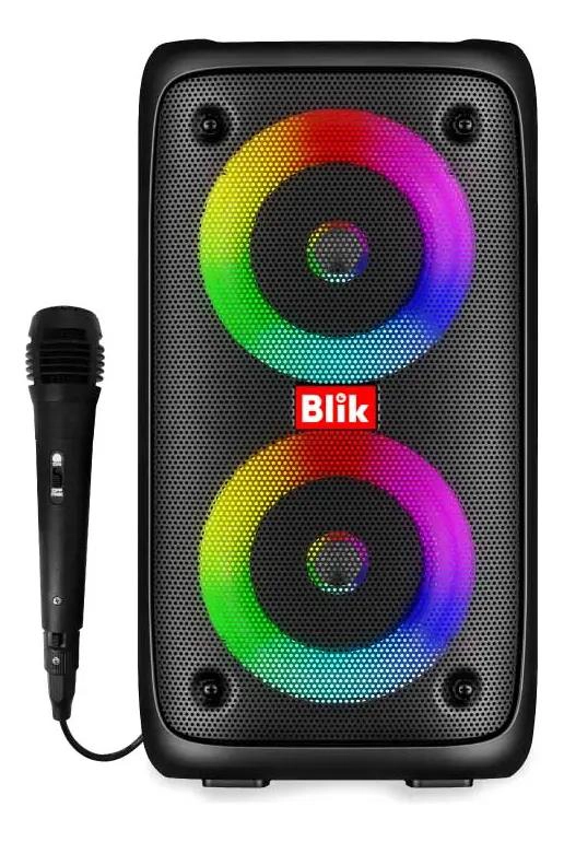 PARLANTE KARAOKE BLUETOOTH CON MICROFONO NEGRO - 1