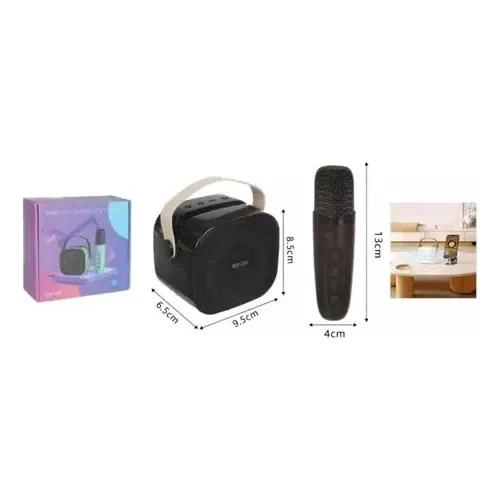MINI ALTAVOZ KARAOKE PORTATIL BLUETOOTH CON LUCES LED - 2