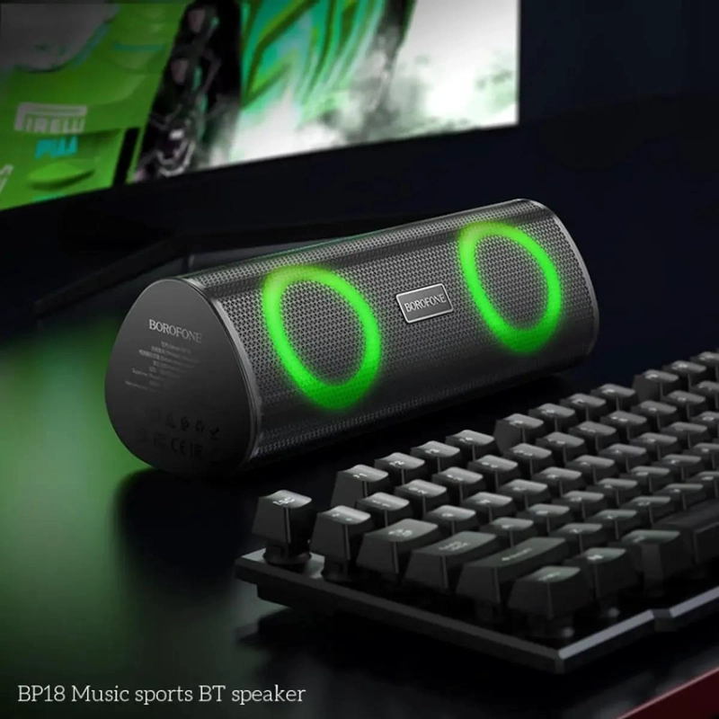 PARLANTE BLUETOOTH PORTATIL DEPORTIVO BP18 - 2