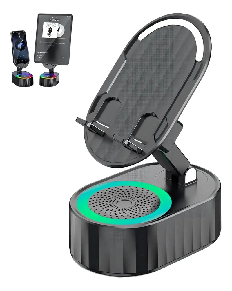 GENÉRICO ALTAVOZ BLUETOOTH CON SOPORTE PARA CELULAR Y TECNOLOGIA 3