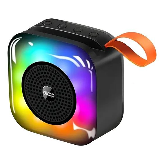 PARLANTE BLUETOOTH PORTATIL 5W CON LUCES LED RGB - 5