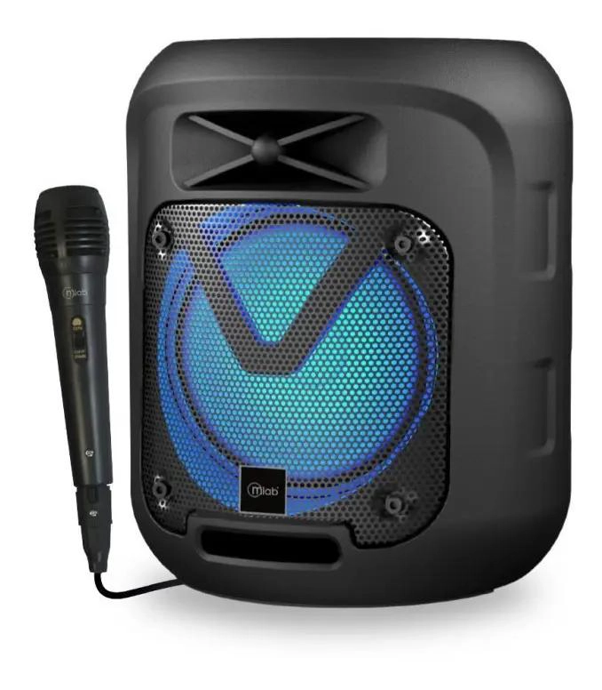 PARLANTE PORTATIL KARAOKE BLUETOOTH TWS NEGRO - 2