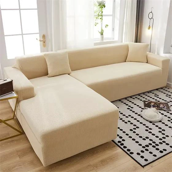 FUNDA ELASTICADA ADAPTABLE PARA SILLON 4+3 CUERPOS - 1