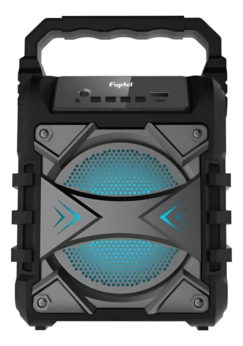 PARLANTE BLUETOOTH 5W CON FM, USB, MICROFONO Y LUCES - 1