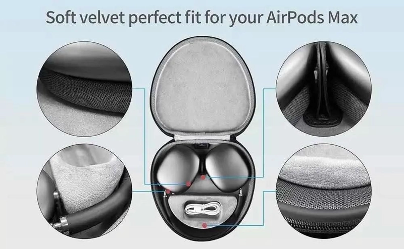 ESTUCHE RIGIDO PROTECTOR PARA AUDIFONOS OVER EAR - 4