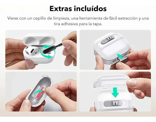 CARCASA PROTECTORA PARA AIRPODS PRO 3 ESR PULSE - 3