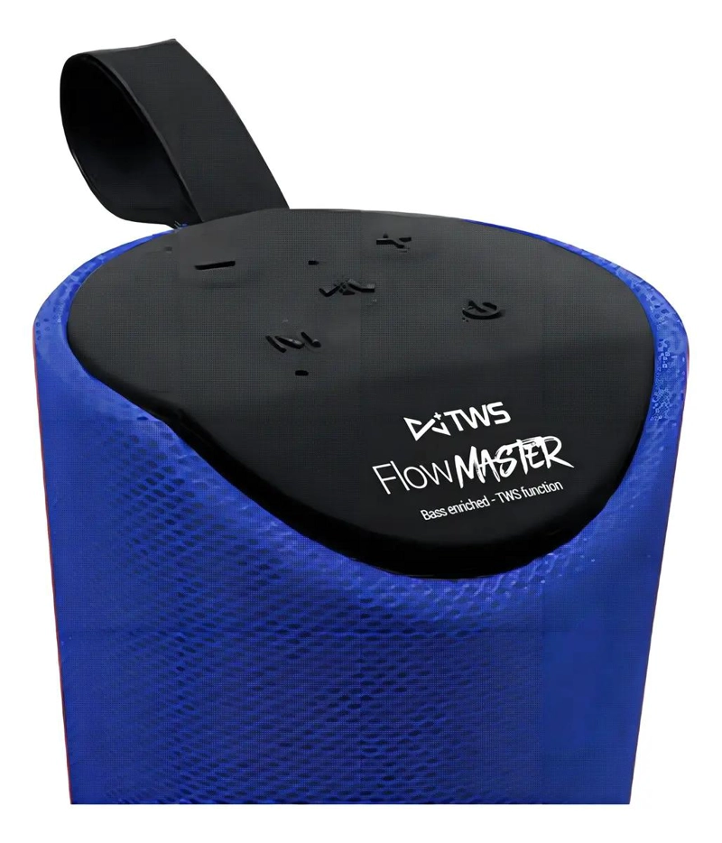 PARLANTE BLUETOOTH USB FM AZUL FLOW MASTER - 3