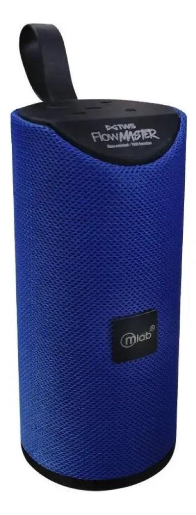PARLANTE BLUETOOTH USB FM AZUL FLOW MASTER - 4