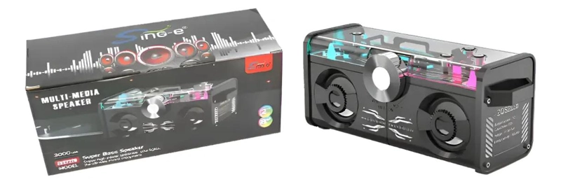 PARLANTE BLUETOOTH PORTATIL CON RADIO FM - 1