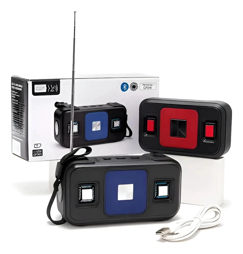 PARLANTE BLUETOOTH CON CARGA SOLAR Y RESISTENTE AL AGUA - 1