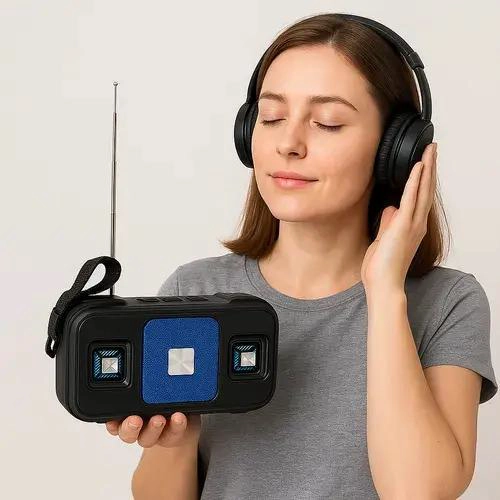 PARLANTE BLUETOOTH CON CARGA SOLAR Y RESISTENTE AL AGUA - 5