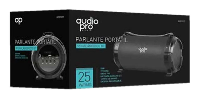 PARLANTE BLUETOOTH PORTATIL 25W NEGRO INALAMBRICO - 2