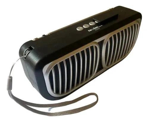 RADIO PARLANTE PORTATIL BLUETOOTH CON CARGA SOLAR Y LINTE - 3